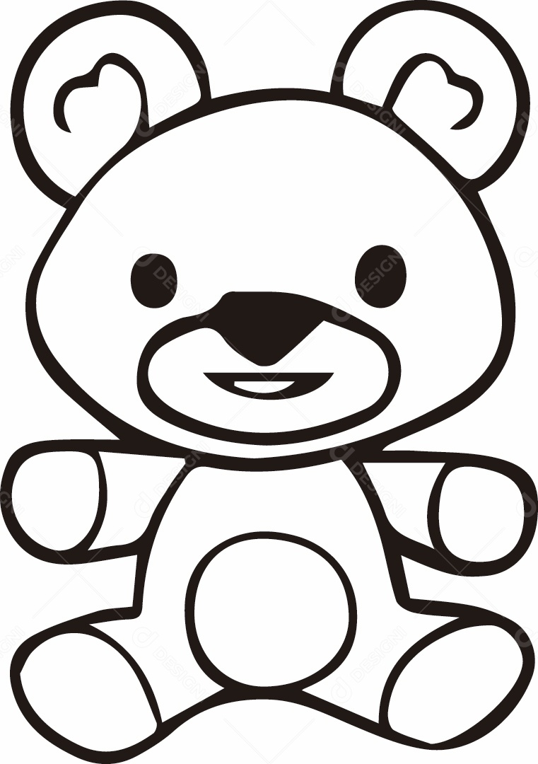 Urso Desenho Vetor EPS