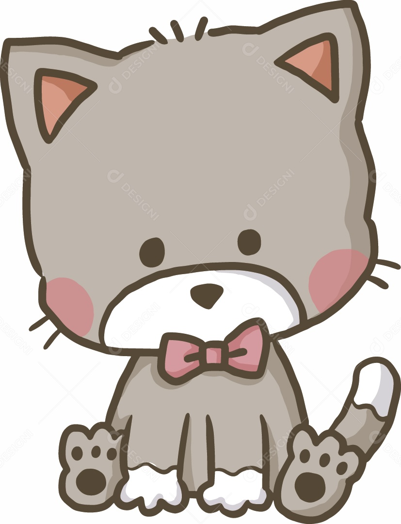 Gato Ilustração Vetor EPS