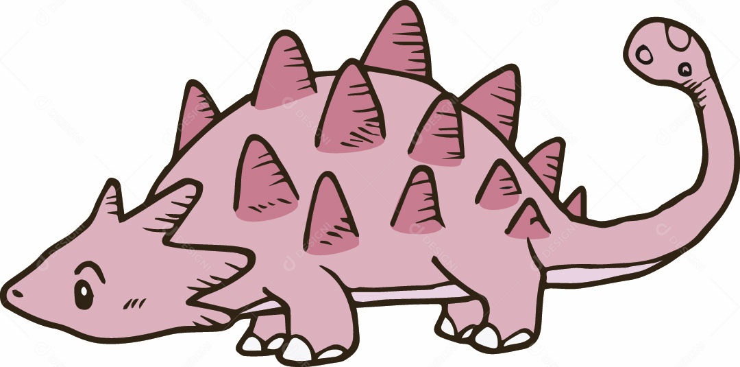 Dinossauro Ilustração Vetor EPS