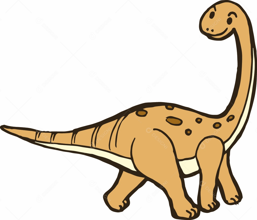 Brontossauro Ilustração Vetor EPS
