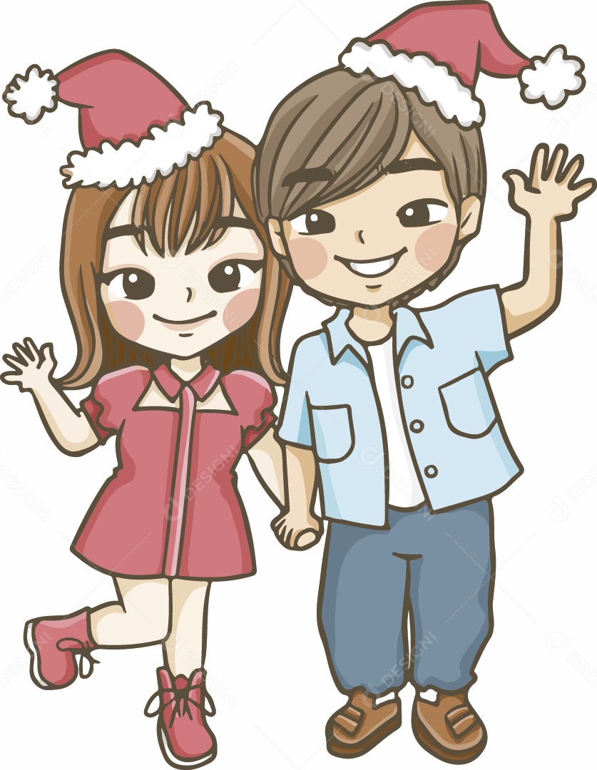 Casal Ilustração Vetor EPS