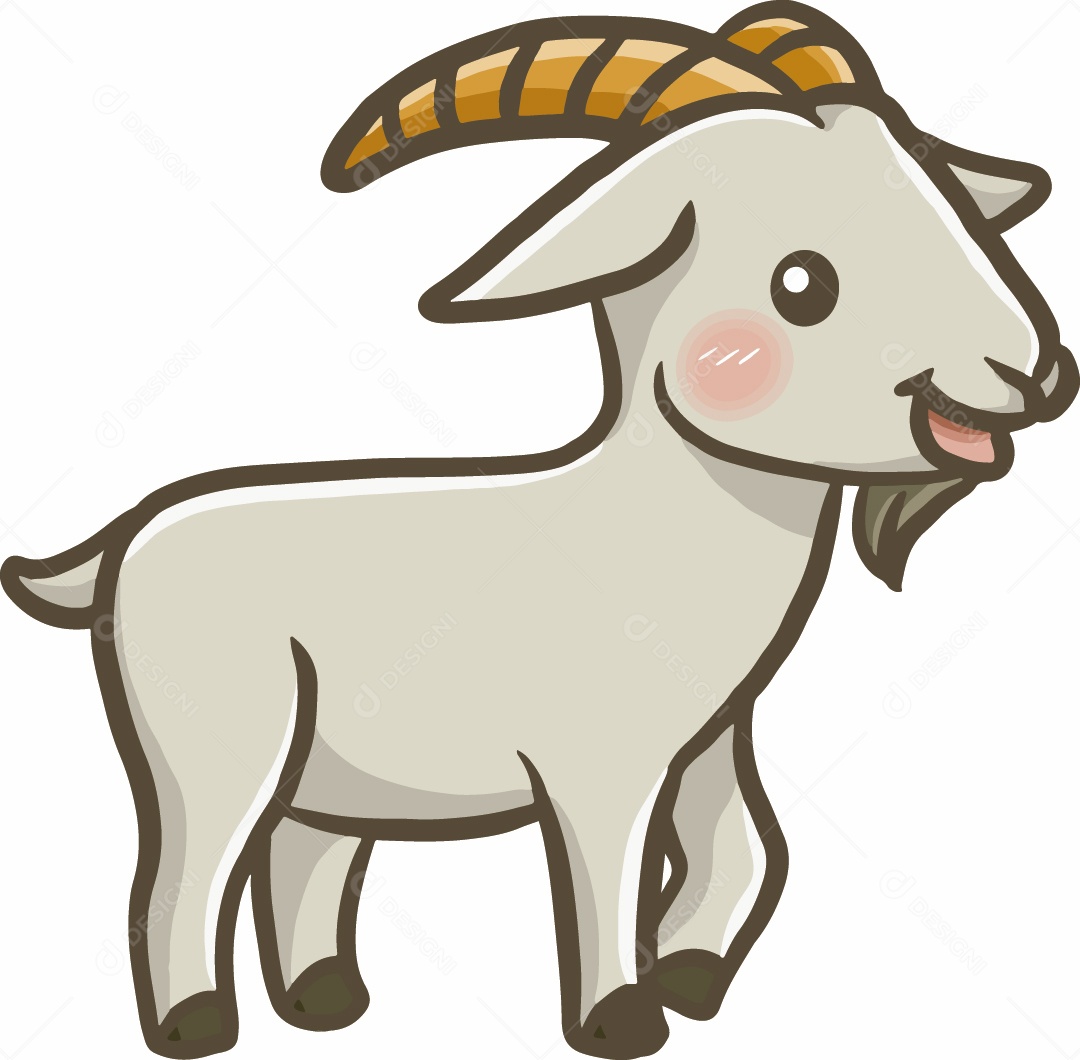 Cabrito Ilustração Vetor EPS