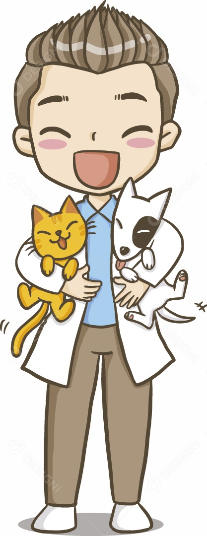 Veterinário Ilustração Vetor EPS