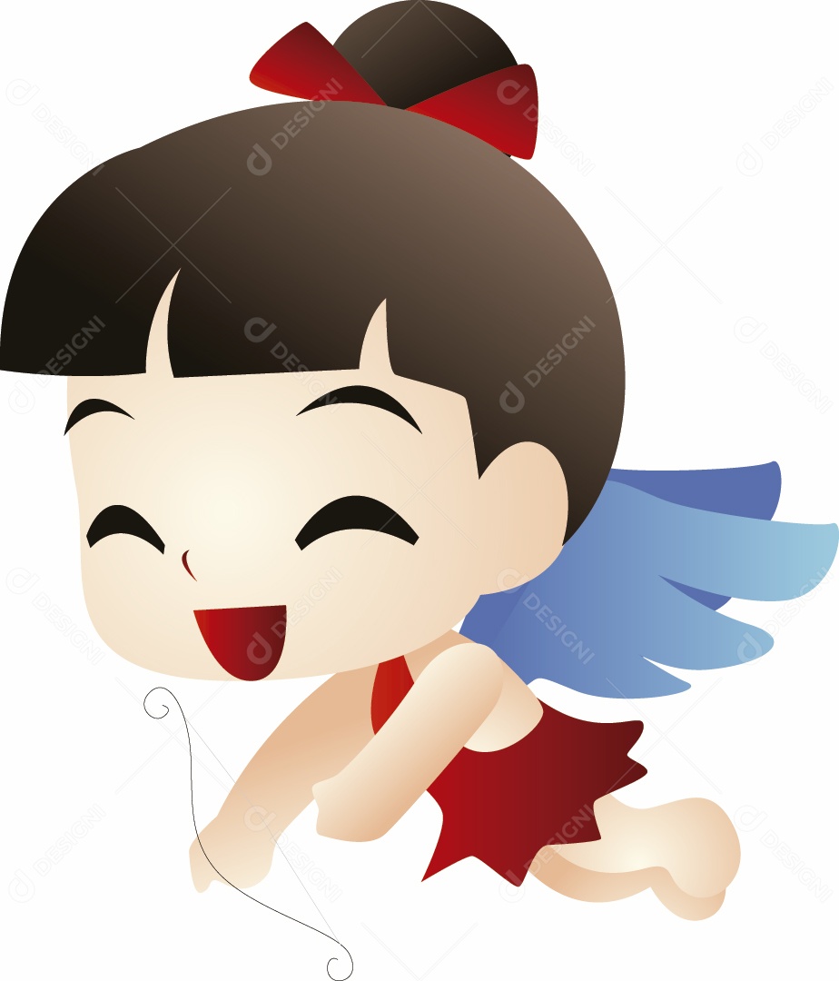 Anjo Ilustração Vetor EPS