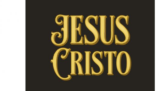 Lettering Jesus Cristo Ilustração Vetor EPS [download] - Designi