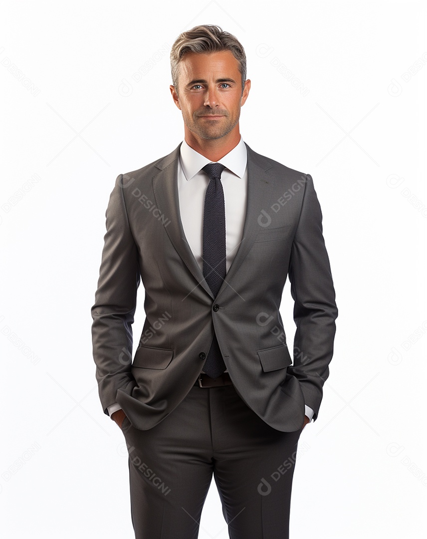 Imagem realista de homem jovem empresário