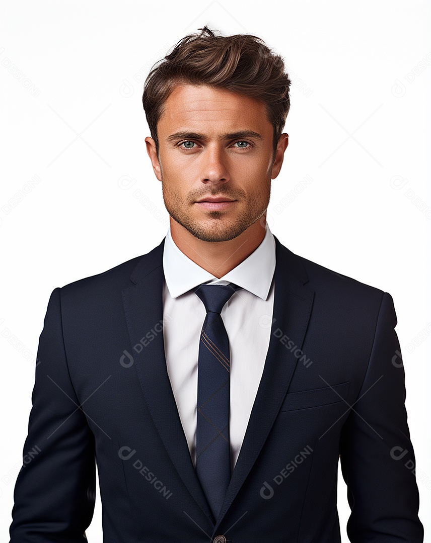 Imagem realista de homem jovem empresário