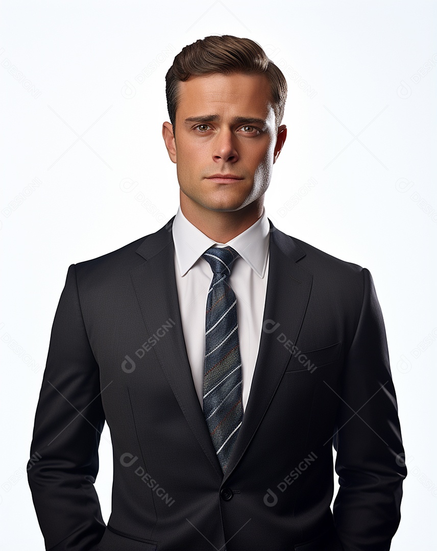 Imagem realista de homem jovem empresário