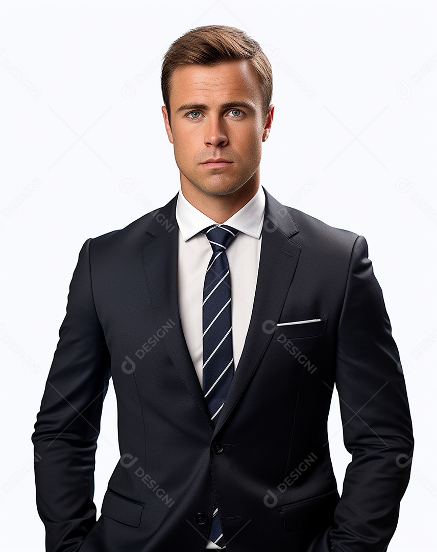 Imagem realista de homem jovem empresário