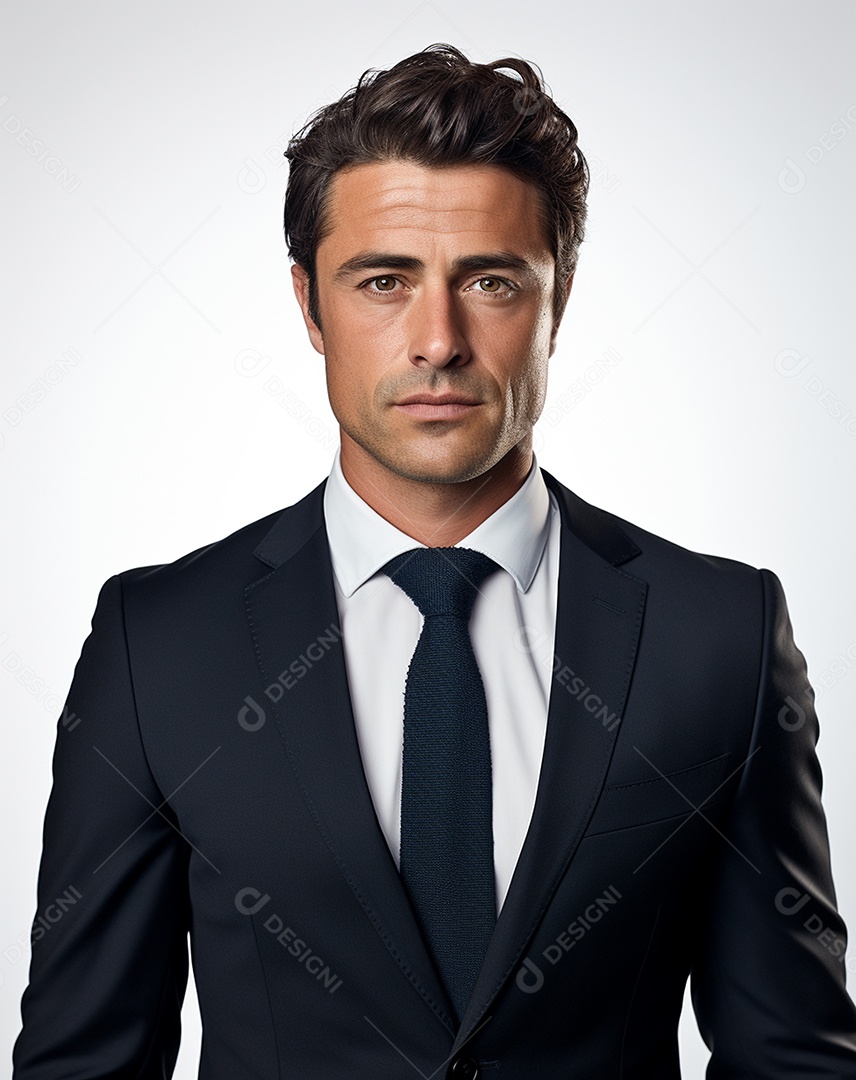 Imagem realista de homem jovem empresário