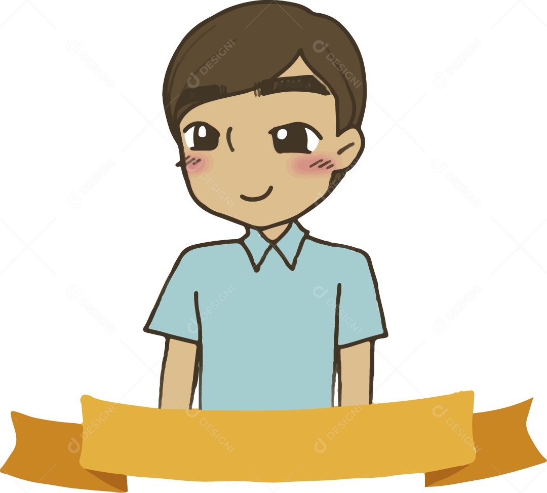 Garoto Ilustração Vetor EPS