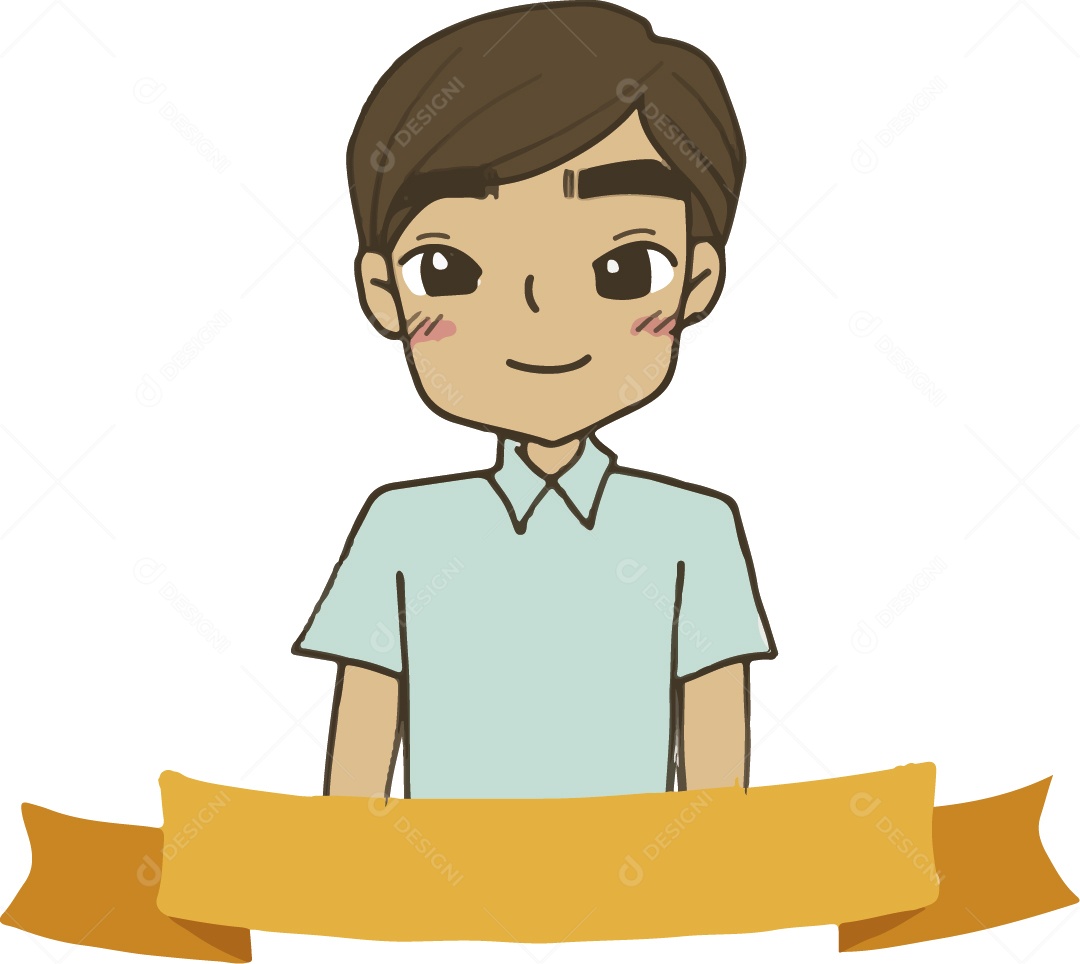 Garoto Ilustração Vetor EPS