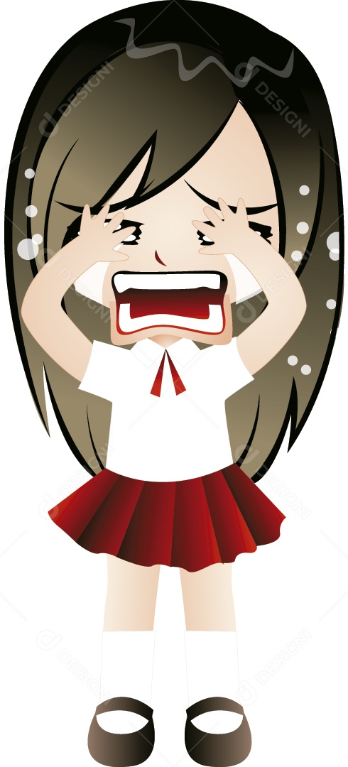 Garota Ilustração Vetor EPS