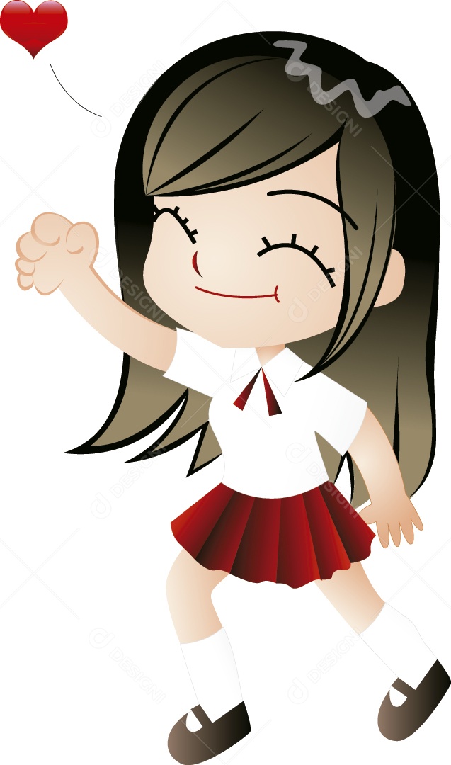 Garota Ilustração Vetor EPS