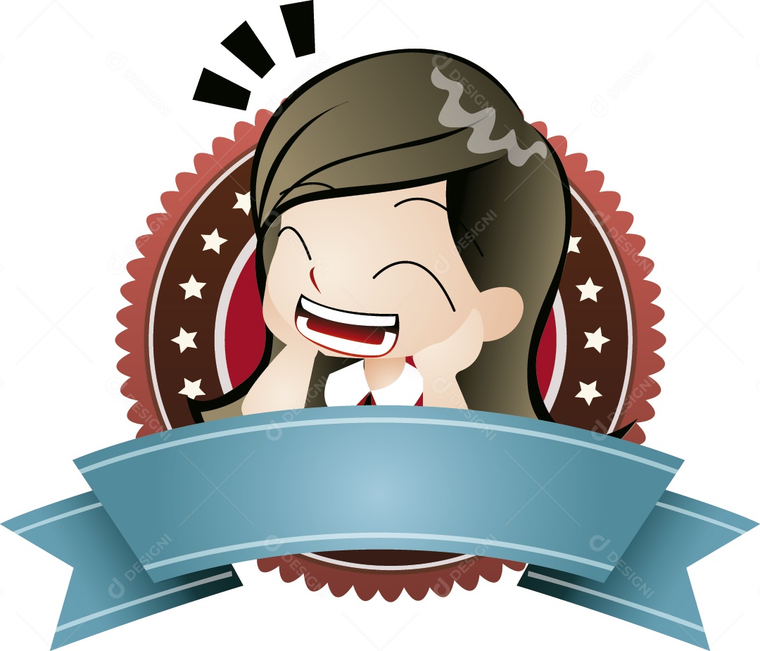 Garota Ilustração Vetor EPS