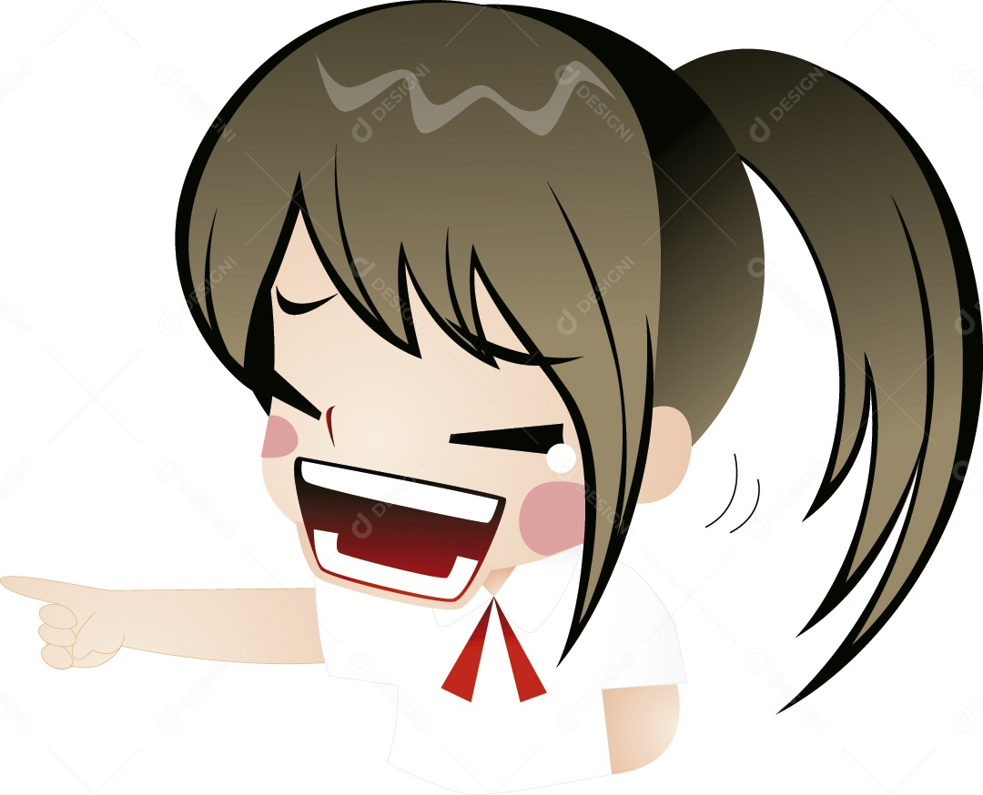 Garota Ilustração Vetor EPS