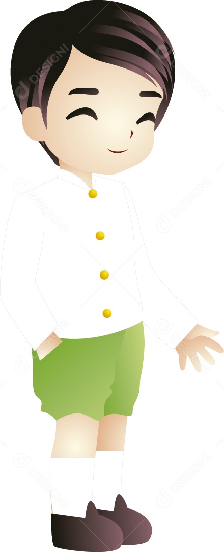 Garoto Ilustração Vetor EPS