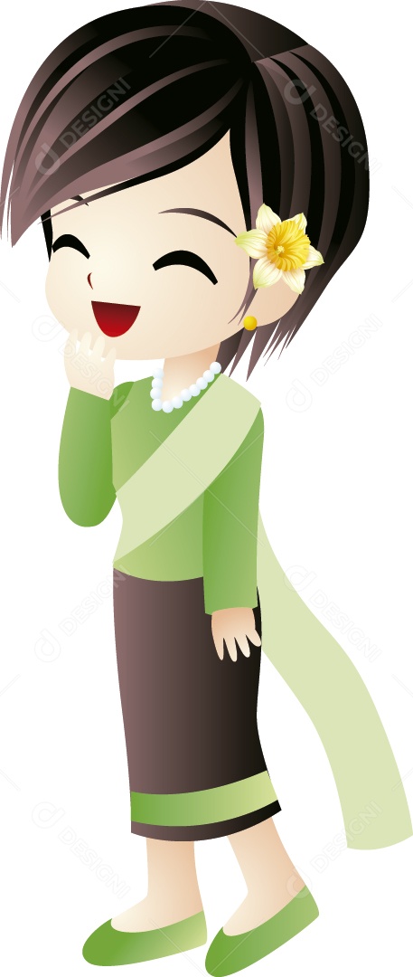 Garota Ilustrações Vetor EPS