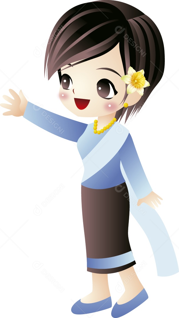 Garota Ilustrações Vetor EPS