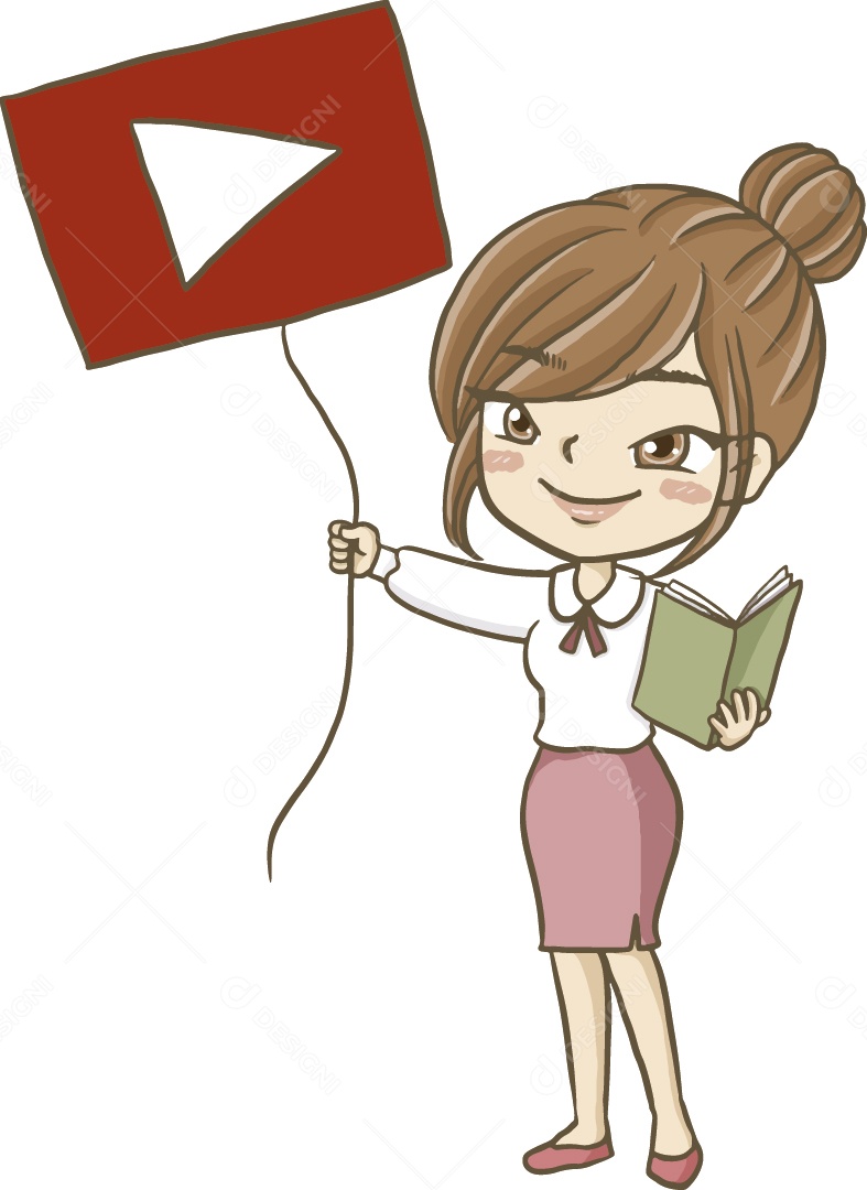 Professora Ilustração Vetor EPS