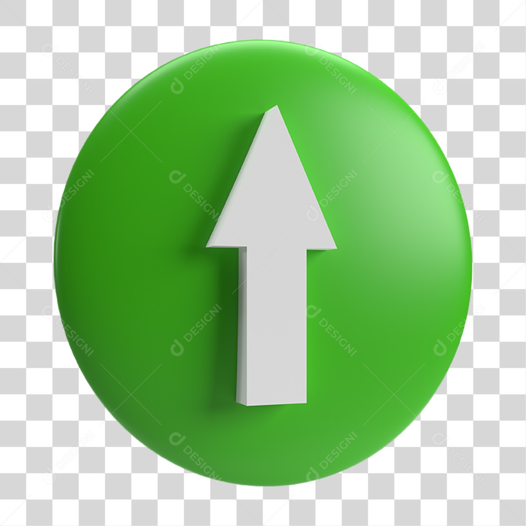 Ícone 3D Setas PNG Transparente