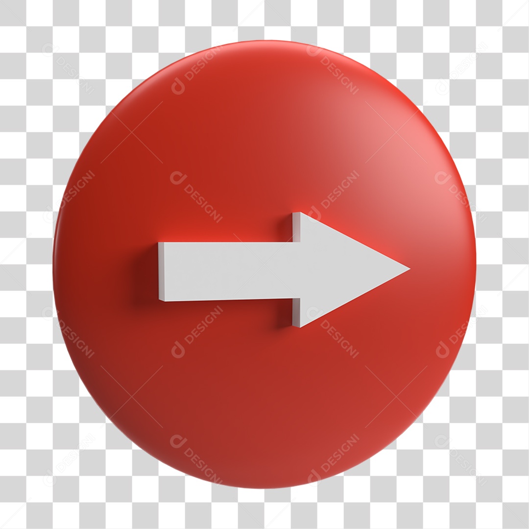 Ícone 3D Setas PNG Transparente