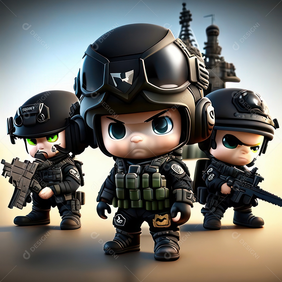 Miniatura de personagem de jogo Call of Duty