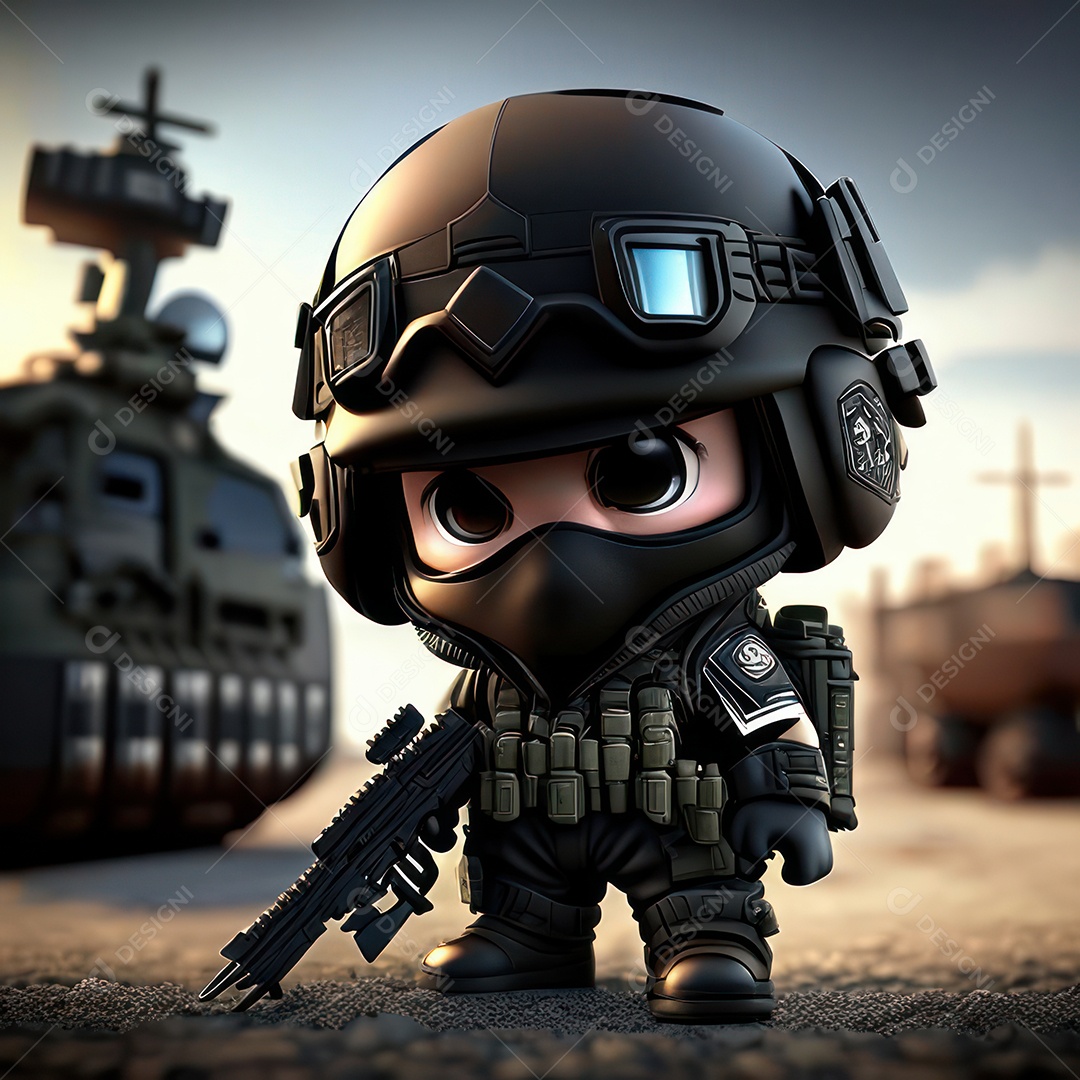 Miniatura de personagem de jogo Call of Duty