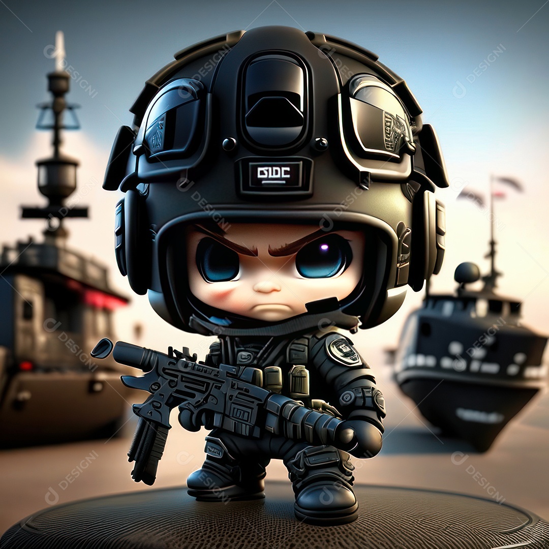 Miniatura de personagem de jogo Call of Duty