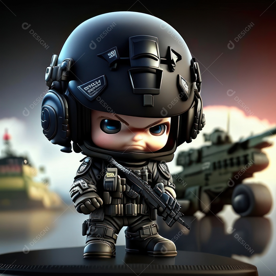 Miniatura de personagem de jogo Call of Duty
