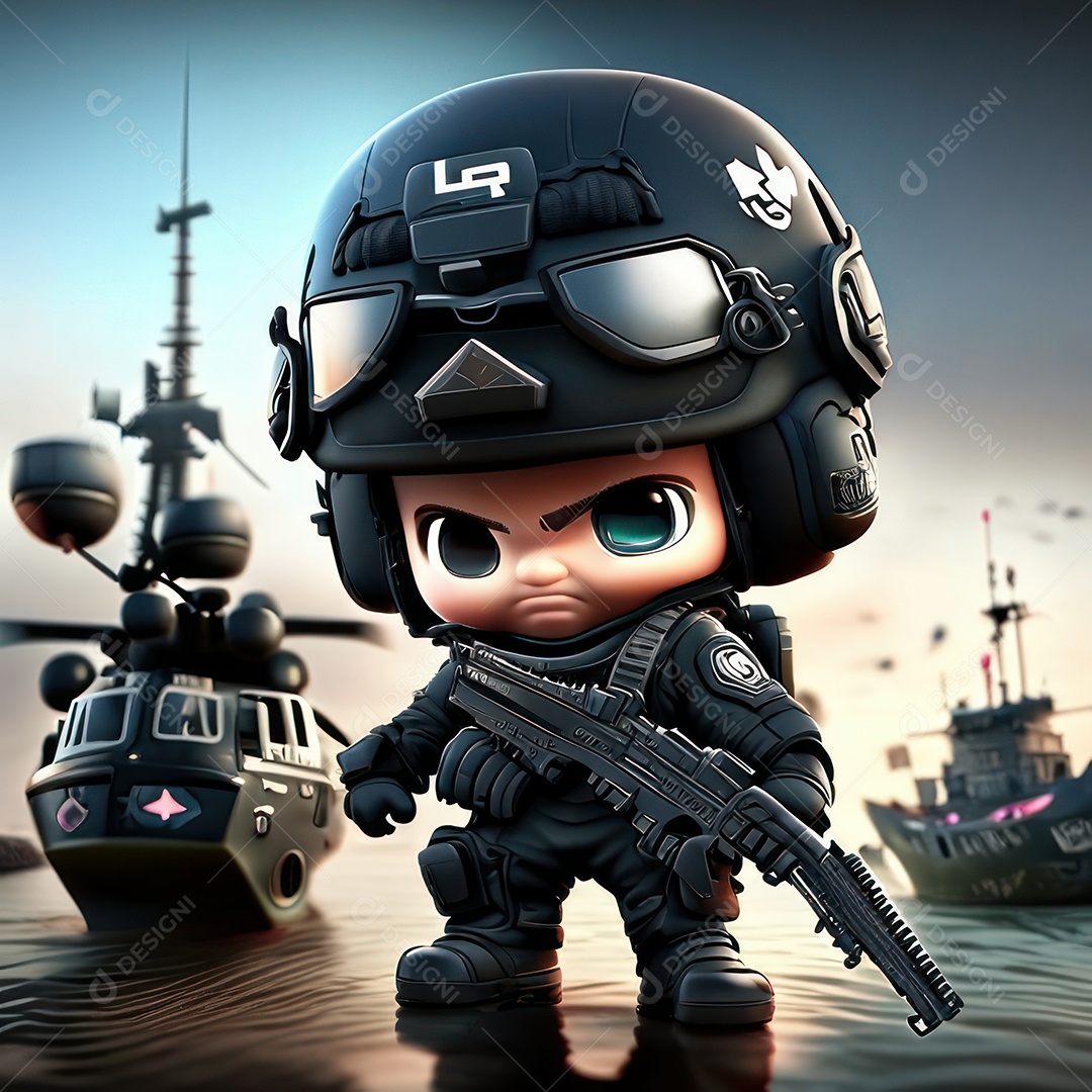 Miniatura de personagem de jogo Call of Duty