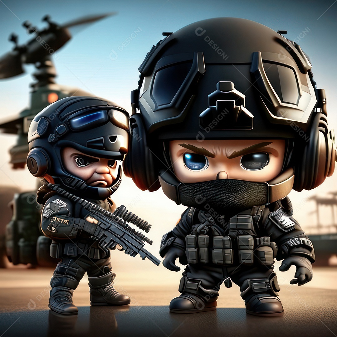 Miniatura de personagem de jogo Call of Duty