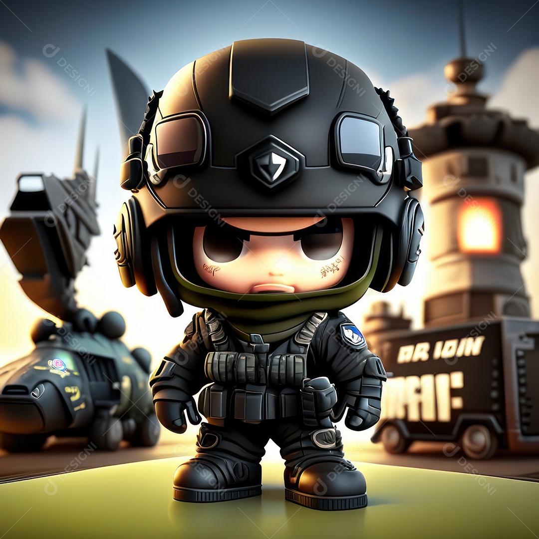 Miniatura de personagem de jogo Call of Duty