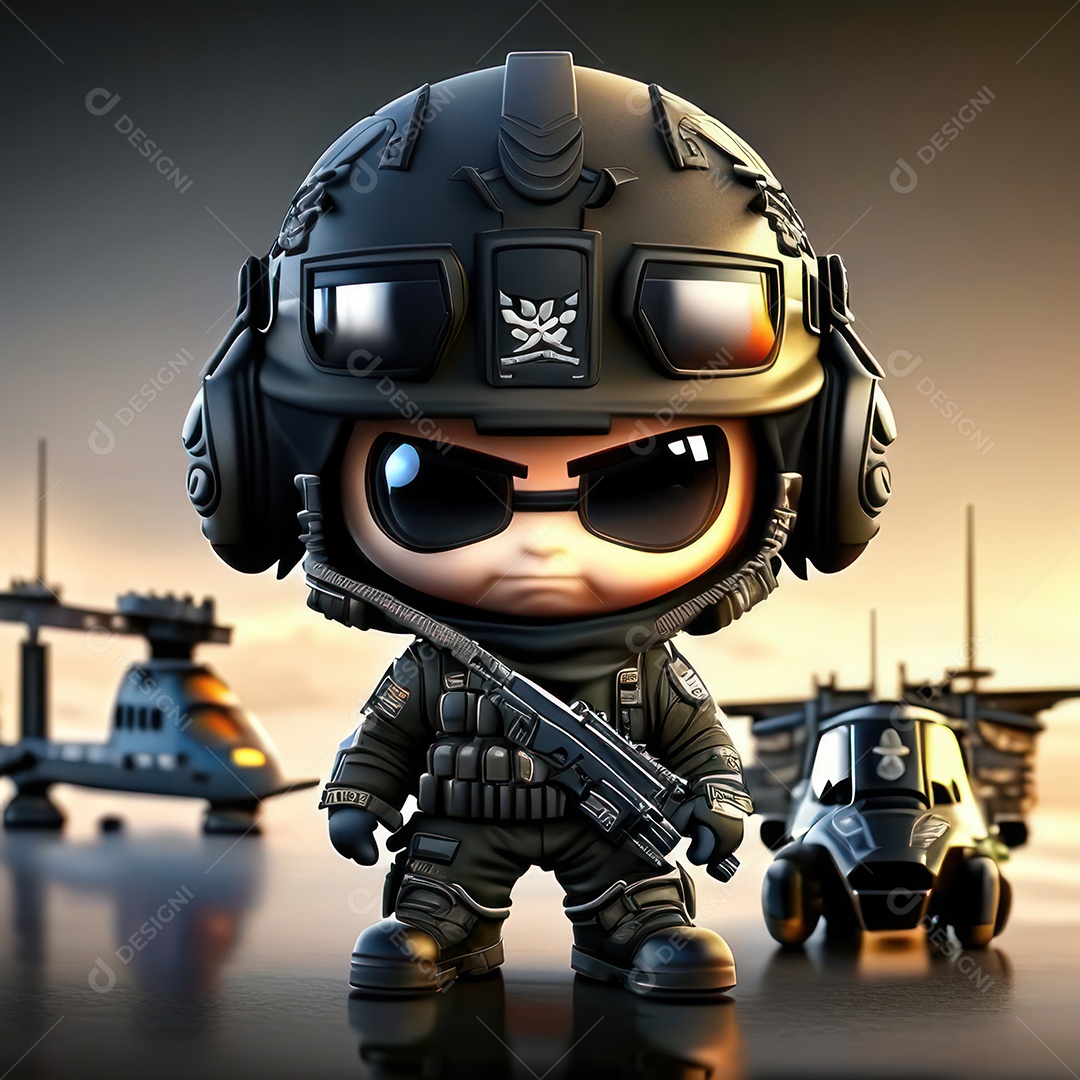 Miniatura de personagem de jogo Call of Duty