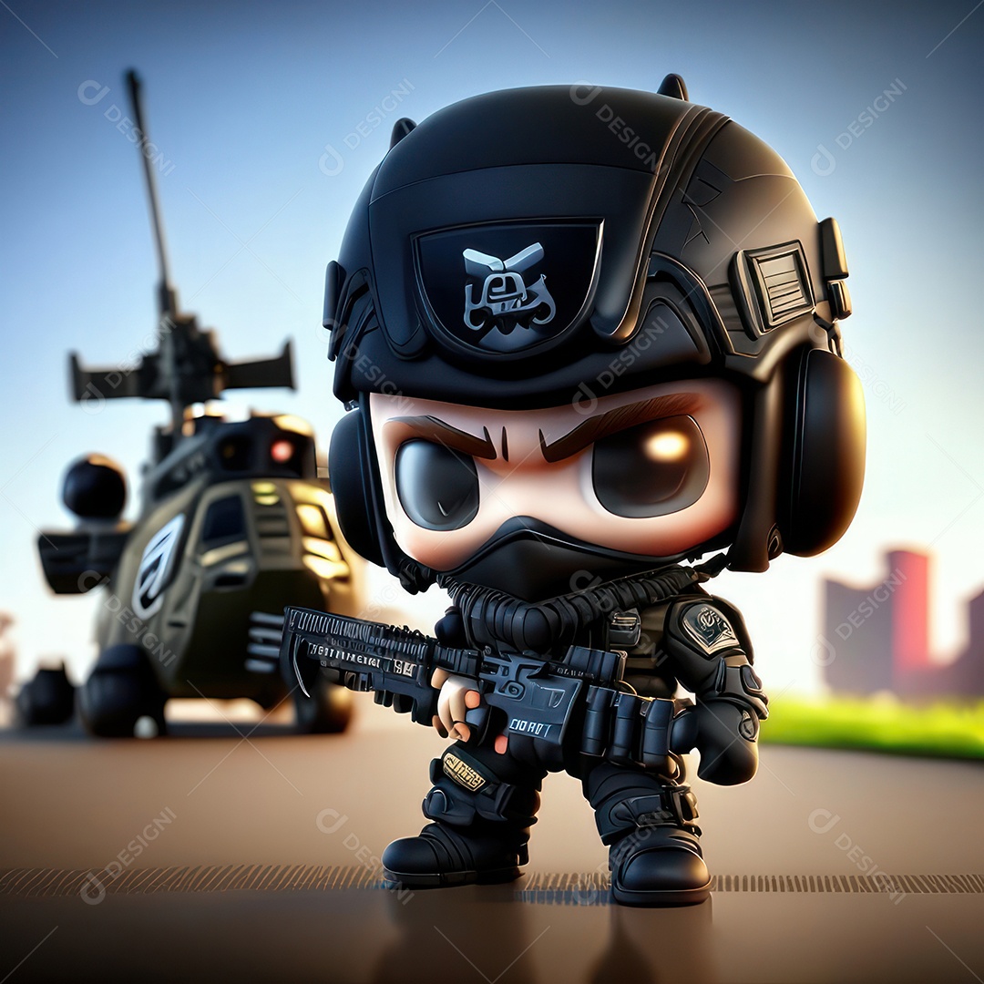 Miniatura de personagem de jogo Call of Duty
