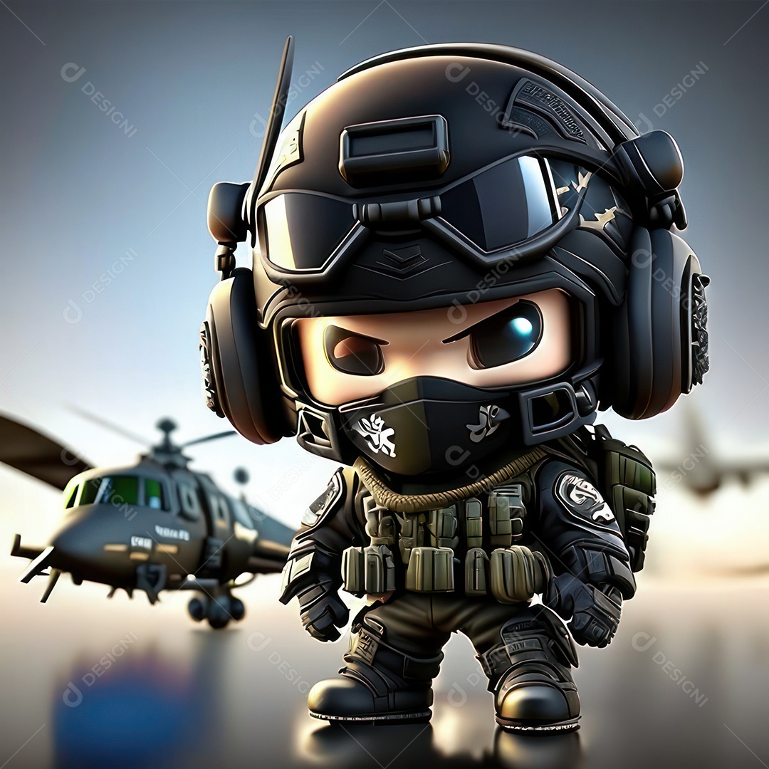 Miniatura de personagem de jogo Call of Duty