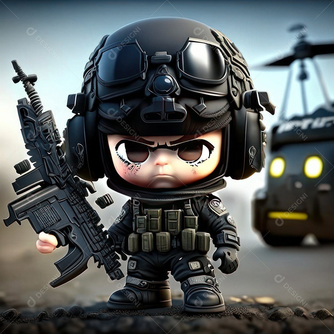 Miniatura de personagem de jogo Call of Duty