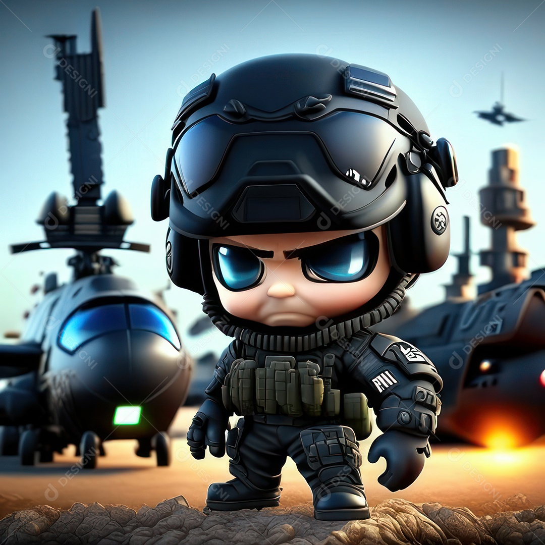 Miniatura de personagem de jogo Call of Duty