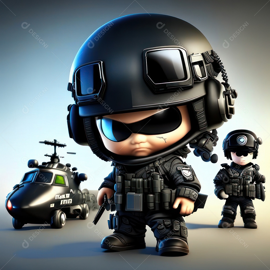 Miniatura de personagem de jogo Call of Duty