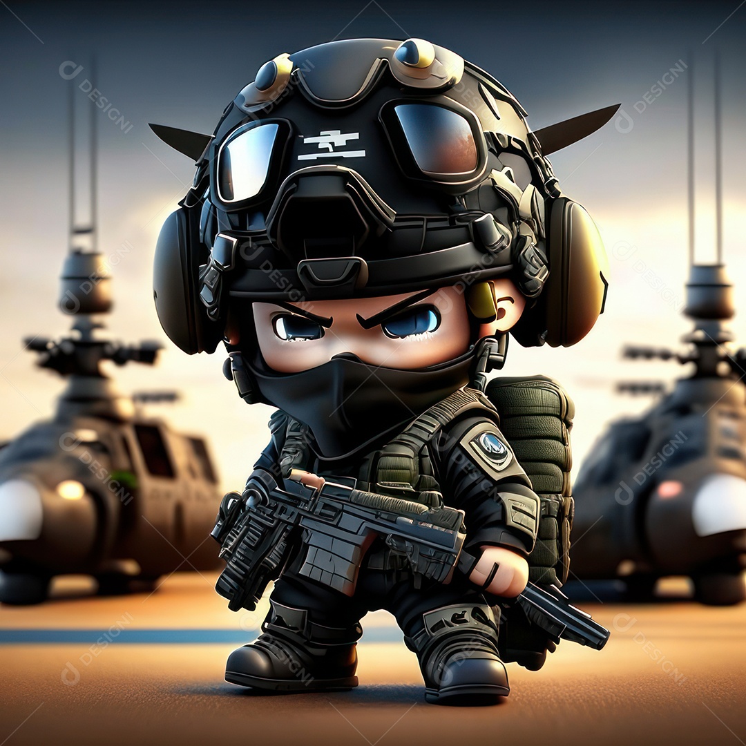 Miniatura de personagem de jogo Call of Duty