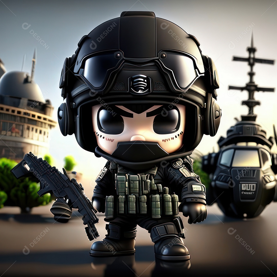 Miniatura de personagem de jogo Call of Duty