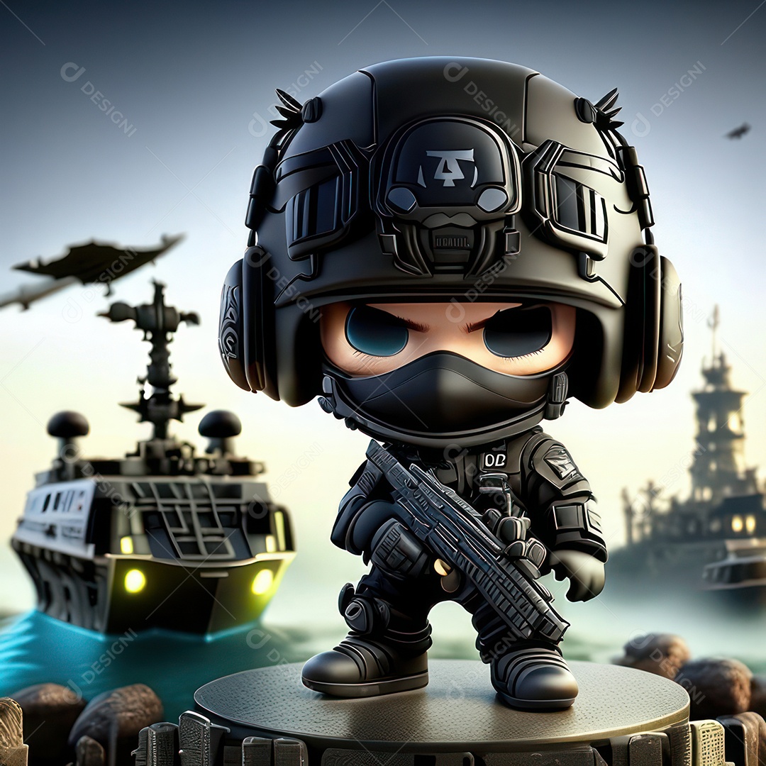 Miniatura de personagem de jogo Call of Duty