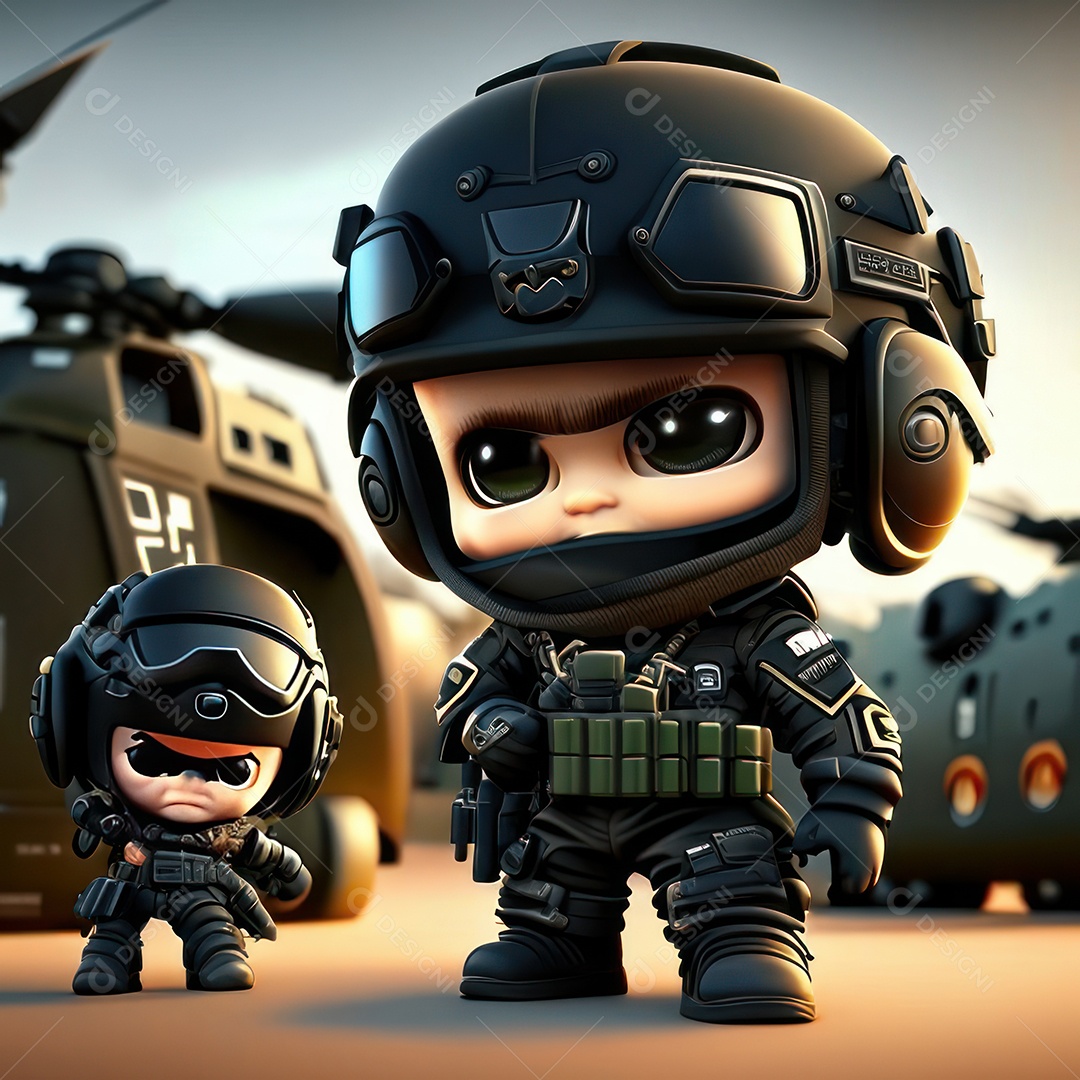 Miniatura de personagem de jogo Call of Duty