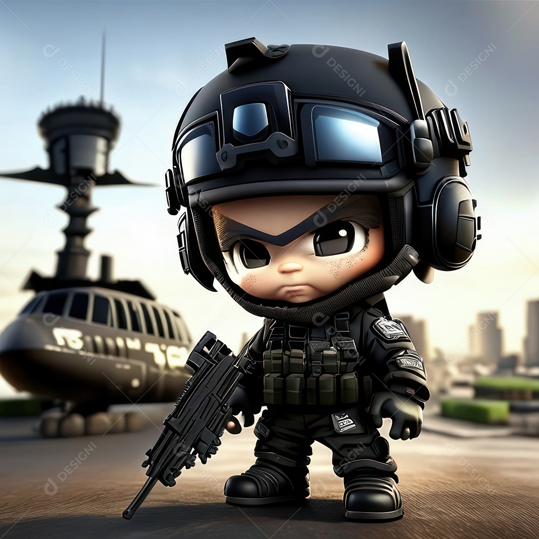Miniatura de personagem de jogo Call of Duty