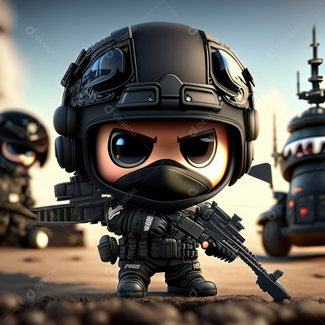 Miniatura de personagem de jogo Call of Duty