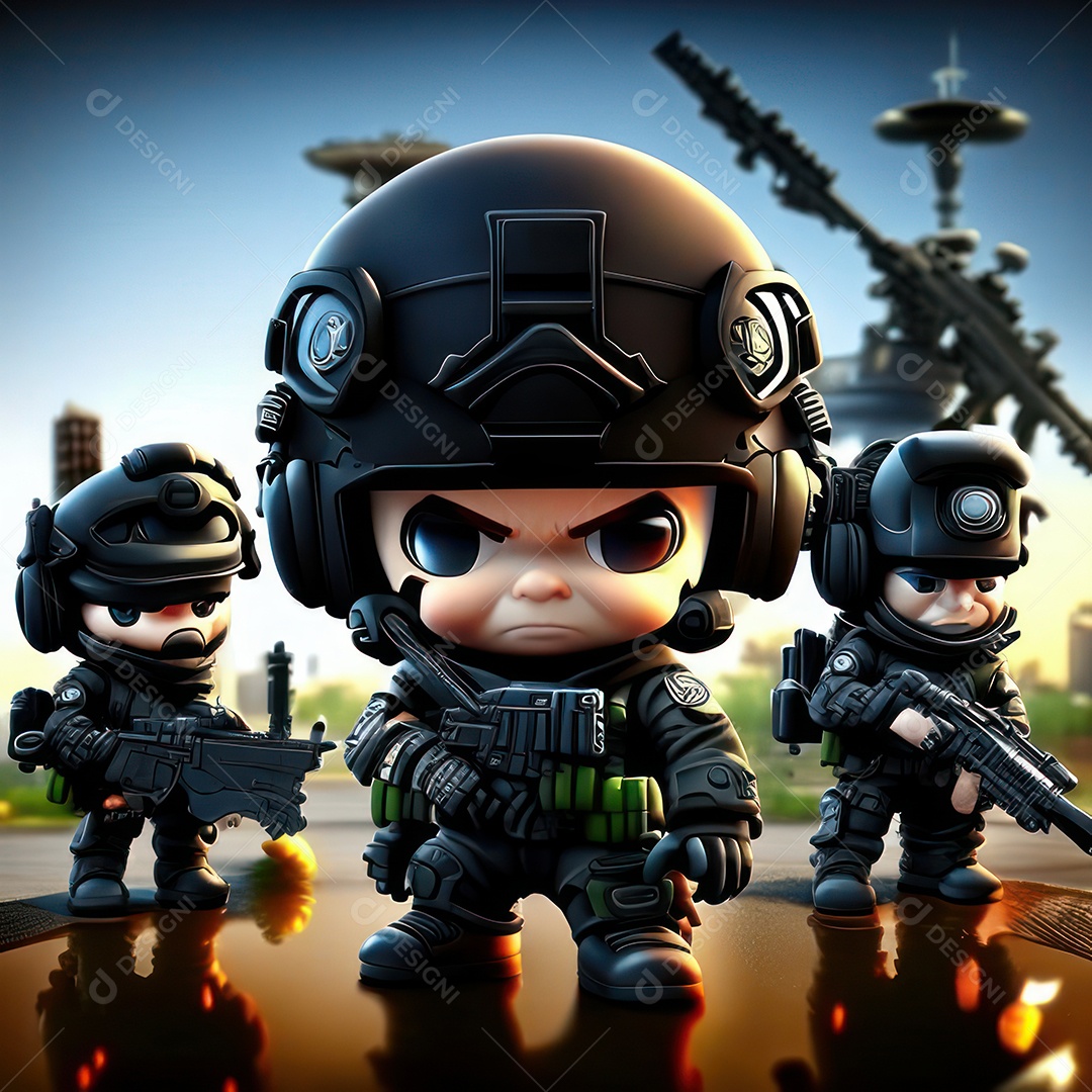Miniatura de personagem de jogo Call of Duty