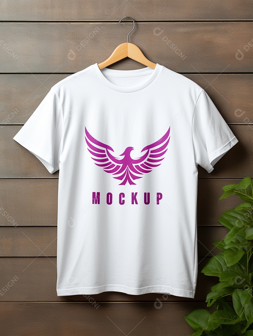 Mockup Camisa Manga Curta PSD Editável