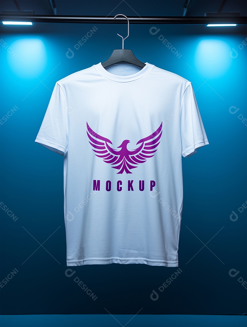 Mockup Camisa Manga Curta PSD Editável