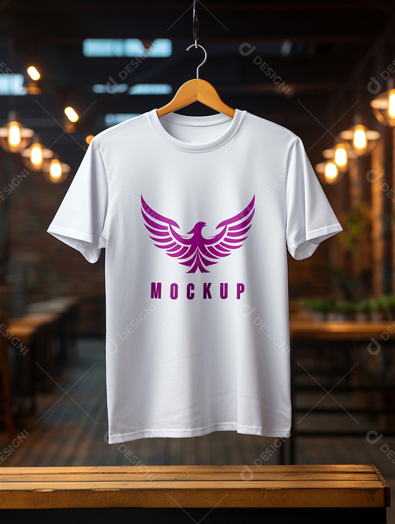 Mockup Camisa Manga Curta PSD Editável