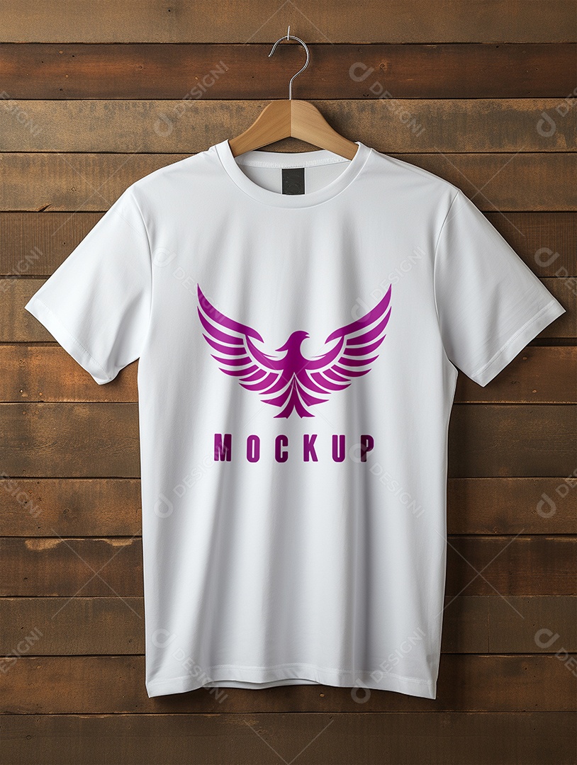 Mockup Camisa Manga Curta PSD Editável